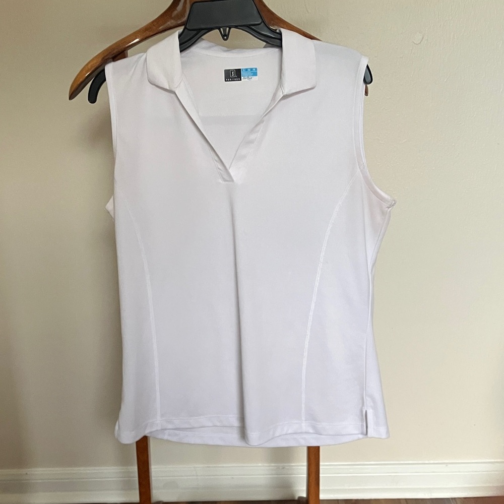 PGA Tour Women's White Sleeveless Tank Top